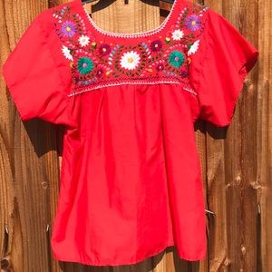 Mexican Embroidered Top